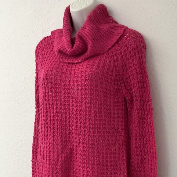 RUE21 PINK CANDY KNIT CROWL NECK SWEATER - Picture 5 of 12